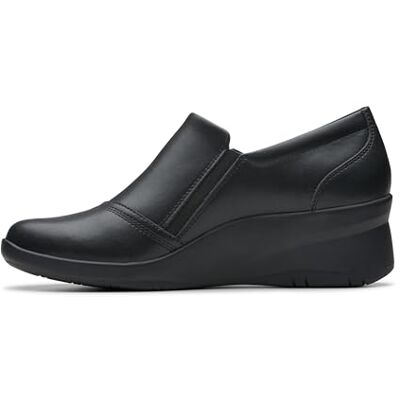 Clarks Suttyn Zip Womens Black Leather, 5 Clarks Suttyn Zip Womens Black Leather, 5