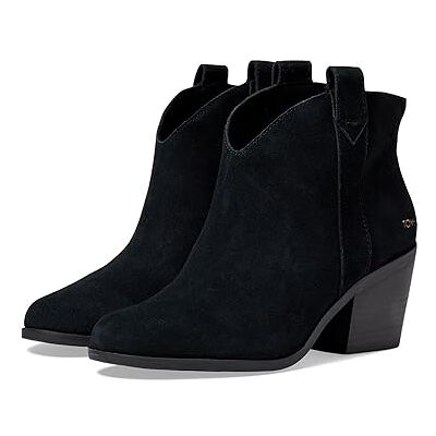 TOMS Constance ankelstövel för kvinnor, Svart svart mocka, 41 EU TOMS Constance ankelstövel för kvinnor, Svart svart mocka, 41 EU