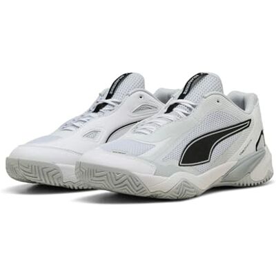 PUMA Unisex SOLARSTRIKE 4 inomhus domstolssko, vit svart-silver dimma platina grå, 10 UK, vit svart silver dimma platina grå, 10 UK PUMA Unisex SOLARSTRIKE 4 inomhus domstolssko, vit svart-silver dimma platina grå, 10 UK, vit svart silver dimma platina grå, 10 UK