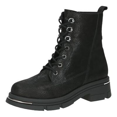 CAPRICE Dam spets boot heel 9–25218–43 stövletter, Svart Nubuc, 36 EU CAPRICE Dam spets boot heel 9–25218–43 stövletter, Svart Nubuc, 36 EU