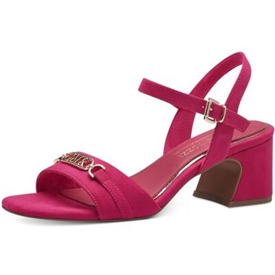 MARCO TOZZI Dam av Gmk, sandalett, Feel Me fotbädd, mjukt foder, 2–88304–42 sandal med klack, rosa, 37 EU MARCO TOZZI Dam av Gmk, sandalett, Feel Me fotbädd, mjukt foder, 2–88304–42 sandal med klack, rosa, 37 EU