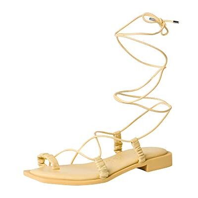 Tamaris Damer 1-1-28105-28 651 40 platta sandaler, mjuk citron, EU Tamaris Damer 1-1-28105-28 651 40 platta sandaler, mjuk citron, EU