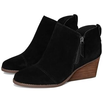 TOMS Dam Goldie Fashion Boot, Black Suede, 5 UK, Svart mocka, 37.5 EU TOMS Dam Goldie Fashion Boot, Black Suede, 5 UK, Svart mocka, 37.5 EU