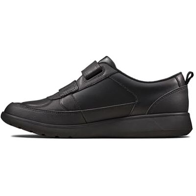 Clarks Scape Flare Y Childrens Black Leather, 5 Clarks Scape Flare Y Childrens Black Leather, 5