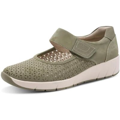 Jana Damen ballerina rem vegan 8-24664-42 ballerinor, oliv, 38 EU Jana Damen ballerina rem vegan 8-24664-42 ballerinor, oliv, 38 EU