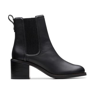 Clarks Chamberly Top Womens Black Leather, 4 Clarks Chamberly Top Womens Black Leather, 4