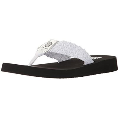 Yellow Box damer soleil kilsandal, Vit silver, 37 EU Yellow Box damer soleil kilsandal, Vit silver, 37 EU