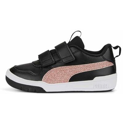 PUMA Tränare Multiflex Glitz FS V PS svart, Black Rose Gold White, 35 EU PUMA Tränare Multiflex Glitz FS V PS svart, Black Rose Gold White, 35 EU