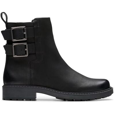 Clarks Orinoco2 Bay Womens Black Leather, 7 Clarks Orinoco2 Bay Womens Black Leather, 7