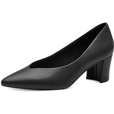 MARCO TOZZI Dam, Feel ME fotbädd, mjukt foder, vegansk, 2–22419–41 pumps, svart, 37 EU, svart, 37 EU MARCO TOZZI Dam, Feel ME fotbädd, mjukt foder, vegansk, 2–22419–41 pumps, svart, 37 EU, svart, 37 EU