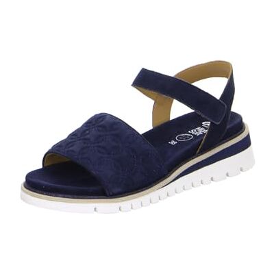 ARA Kent sandal för kvinnor, blå, 42 EU ARA Kent sandal för kvinnor, blå, 42 EU