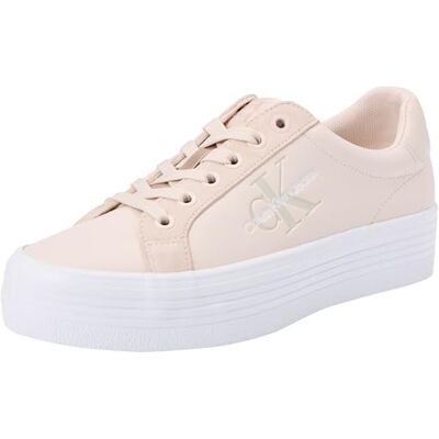 Calvin jeans dam Bold Vulc FLATF låg mix ML MTR sneakers, viskande rosa/vit, 6,5 UK, Viskar rosa vit, 39.5 EU Calvin jeans dam Bold Vulc FLATF låg mix ML MTR sneakers, viskande rosa/vit, 6,5 UK, Viskar rosa vit, 39.5 EU