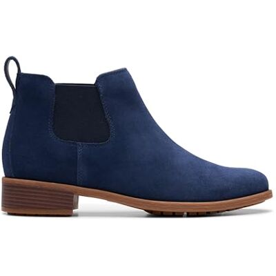 Clarks Havisham Top Womens Navy Suede, 4 Clarks Havisham Top Womens Navy Suede, 4
