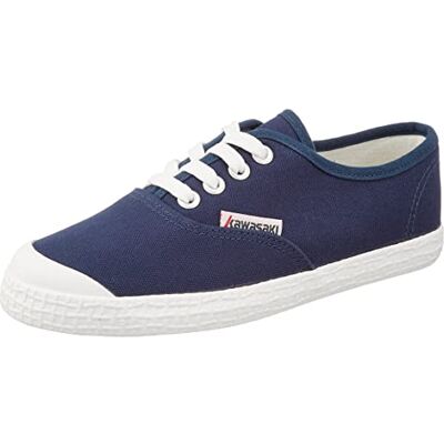 Kawasaki Unisex sneakers Base Canvas sko med hög bomullshalt, 2002 marinblå, 40 EU Kawasaki Unisex sneakers Base Canvas sko med hög bomullshalt, 2002 marinblå, 40 EU
