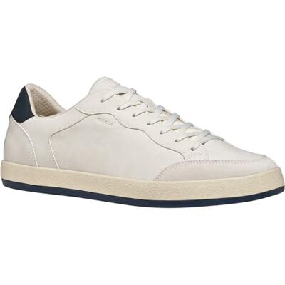 Geox Herr U SERIFOS G sneakers, off White/marinblå, 43 EU Geox Herr U SERIFOS G sneakers, off White/marinblå, 43 EU