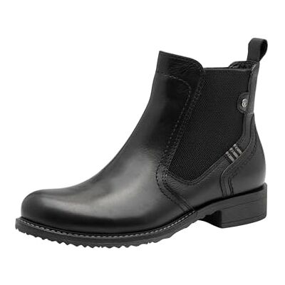 Tamaris dam 1-25821-45 Chelsea stövlar, svart läder, 36 EU, Svart läder, 36 EU Tamaris dam 1-25821-45 Chelsea stövlar, svart läder, 36 EU, Svart läder, 36 EU