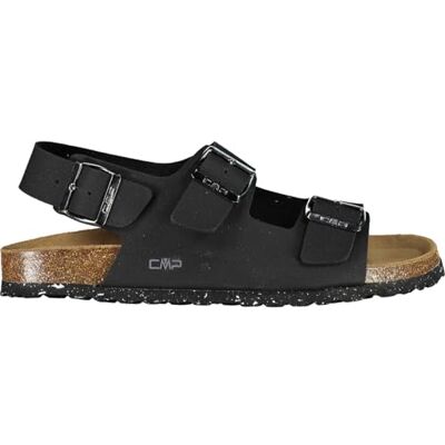 CMP Män Eco Keidha tofflor platta sandaler, svart, 43 EU CMP Män Eco Keidha tofflor platta sandaler, svart, 43 EU