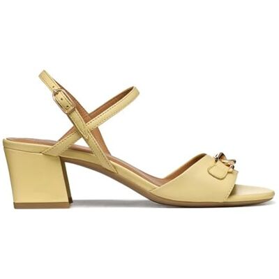 Geox Damer D New ERAKLIA 50 Heeled Sandal, LT Yellow, 37,5 EU, Lt Yellow, 37.5 EU Geox Damer D New ERAKLIA 50 Heeled Sandal, LT Yellow, 37,5 EU, Lt Yellow, 37.5 EU