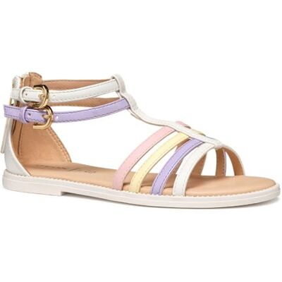 Geox J Sandal Karly Girl, vit/lila, 36 EU, Vit lila, 36 EU Geox J Sandal Karly Girl, vit/lila, 36 EU, Vit lila, 36 EU