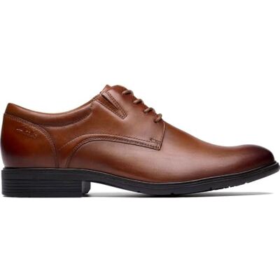 Clarks Steadwell Lace Mens Dark Tan Lea, 8.5 Clarks Steadwell Lace Mens Dark Tan Lea, 8.5