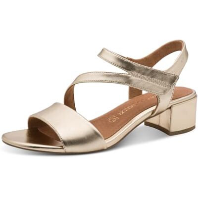MARCO TOZZI dam 2–28209-46 sandaler, guld, 37 EU MARCO TOZZI dam 2–28209-46 sandaler, guld, 37 EU