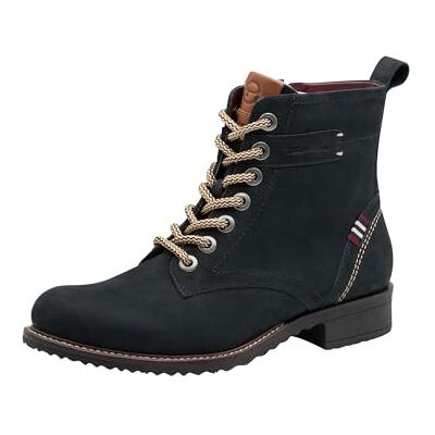 Tamaris Damen Lace Boot Flat 1-25298-45, damstövlar, marinblå, 37 EU, Marinblå, 37 EU Tamaris Damen Lace Boot Flat 1-25298-45, damstövlar, marinblå, 37 EU, Marinblå, 37 EU