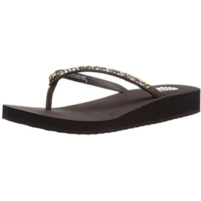 Yellow Box womens Jello Flip Flop, Bronze/Brown, 8.5 US Yellow Box womens Jello Flip Flop, Bronze/Brown, 8.5 US