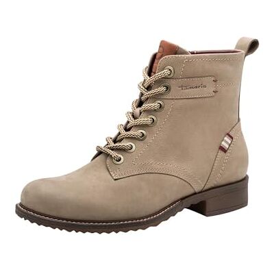 Tamaris Damen Lace Boot Flat 1-25298-45, damstövlar, mole, 37 EU, Mullvad, 37 EU Tamaris Damen Lace Boot Flat 1-25298-45, damstövlar, mole, 37 EU, Mullvad, 37 EU