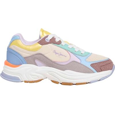 Pepe Jeans MAVE NEON G Sneak, rosa (AID Brown), 2,5 UK Pepe Jeans MAVE NEON G Sneak, rosa (AID Brown), 2,5 UK