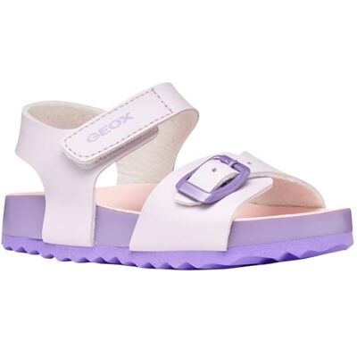 Geox Pojkar flickor B CHALKI Girl Sandal, LT Lilac, 26 EU Geox Pojkar flickor B CHALKI Girl Sandal, LT Lilac, 26 EU