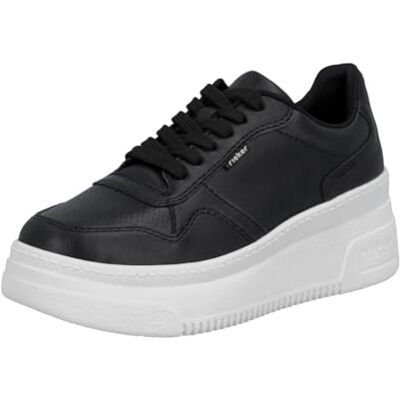 Rieker M7811, Sneaker Low Dam, Svart, 36 EU Rieker M7811, Sneaker Low Dam, Svart, 36 EU