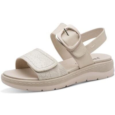Jana dam Softline Leather Wedge/Plat Sand 8-28701-46Platt sandal Jana dam Softline Leather Wedge/Plat Sand 8-28701-46Platt sandal