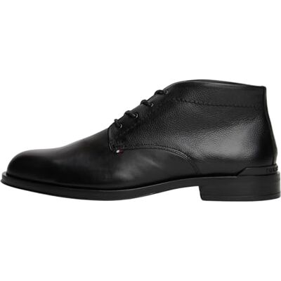 Tommy Hilfiger herr CORPORATE HILFIGER LTH BOOT FM0FM05697 Mid Boots Svart (Svart), 10,5, Svart, 45 EU Tommy Hilfiger herr CORPORATE HILFIGER LTH BOOT FM0FM05697 Mid Boots Svart (Svart), 10,5, Svart, 45 EU