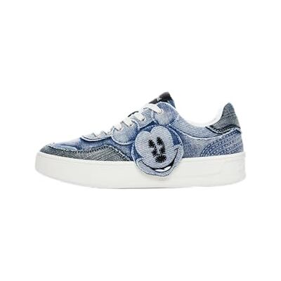 Desigual dam skor 4 dam denim sneakers låga sneakers, blå, 41 EU, blå, 41 EU Desigual dam skor 4 dam denim sneakers låga sneakers, blå, 41 EU, blå, 41 EU