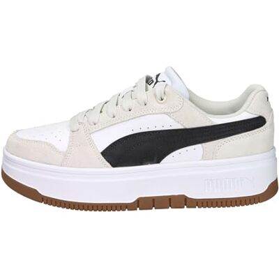 PUMA Dam Rebound Femme Low Sd Sneaker, vit svart frostad elfenben, 38 EU PUMA Dam Rebound Femme Low Sd Sneaker, vit svart frostad elfenben, 38 EU