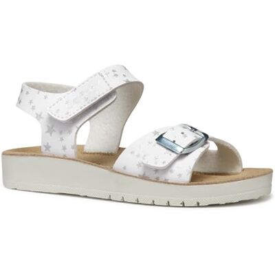 Geox J Sandal Costarei Gi, flicka och flicka, Vit, 39 EU Geox J Sandal Costarei Gi, flicka och flicka, Vit, 39 EU