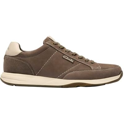 Clarks Townview Lace Mens Grey Nubuck, 6.5 Clarks Townview Lace Mens Grey Nubuck, 6.5