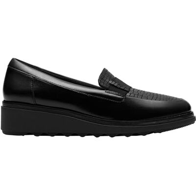 Clarks Sharon Pace Womens Black Leather, 5.5 Clarks Sharon Pace Womens Black Leather, 5.5