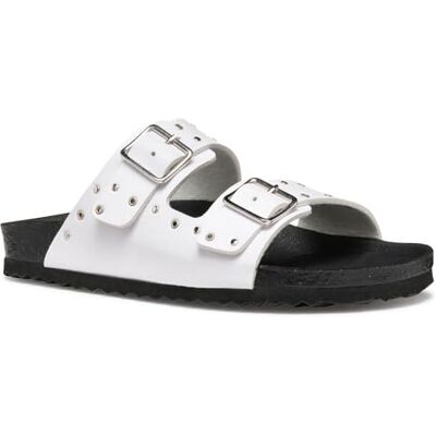 Geox Flicka Adriel flicka J sandal, Vitt silver, 33 EU Geox Flicka Adriel flicka J sandal, Vitt silver, 33 EU