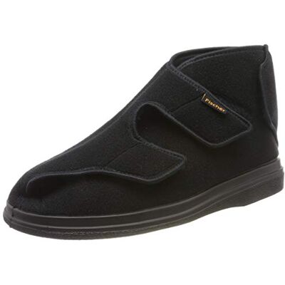 Fischer Markenschuh Fischer unisex orto höga tofflor, Svart svart 222-41 EU X-Weit Fischer Markenschuh Fischer unisex orto höga tofflor, Svart svart 222-41 EU X-Weit