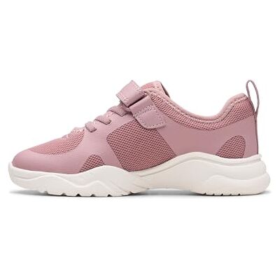 Clarks Feather Ath K. Childrens Dusty Pink, 7.5 Clarks Feather Ath K. Childrens Dusty Pink, 7.5