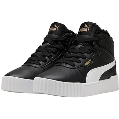 PUMA Carina 3.0 Mid WTR PS, Sneaker, Black White, 21 EU, Svart, vit, 21 EU PUMA Carina 3.0 Mid WTR PS, Sneaker, Black White, 21 EU, Svart, vit, 21 EU