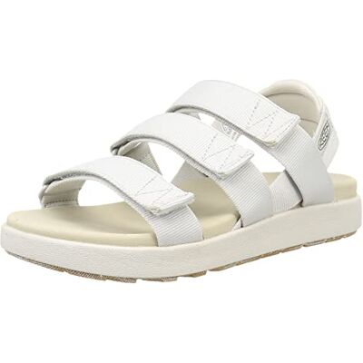 KEEN Elle Strappy Sandal för kvinnor, Silver Björk Plaza Taupe, 42 EU KEEN Elle Strappy Sandal för kvinnor, Silver Björk Plaza Taupe, 42 EU