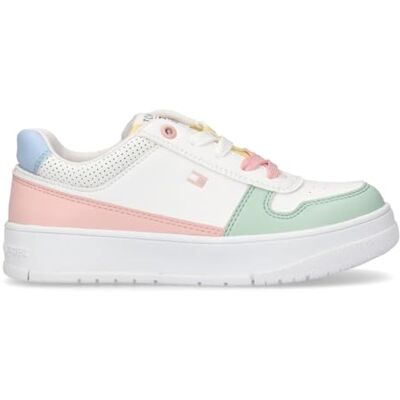 Tommy Hilfiger , Sneakers Basse Color Block Snörning och dragkedja, Nathan, Multifärg, 37, Flerfärgad, 37 EU Tommy Hilfiger , Sneakers Basse Color Block Snörning och dragkedja, Nathan, Multifärg, 37, Flerfärgad, 37 EU