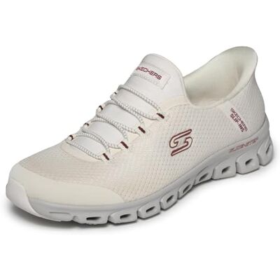 Skechers Glidestep för kvinnor – Vibey Hands Free slip-in-sneakers, Owgr Off White Green, 38 EU Skechers Glidestep för kvinnor – Vibey Hands Free slip-in-sneakers, Owgr Off White Green, 38 EU