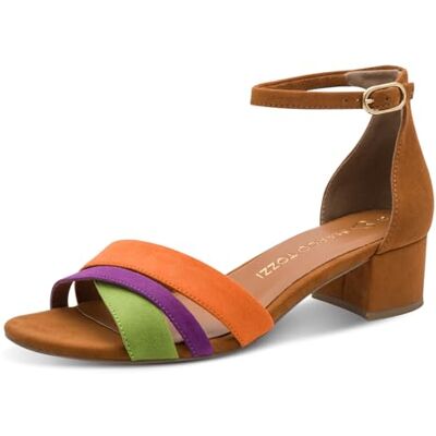 MARCO TOZZI dam 2–28201-46 sandaler, konjak multi, 40 EU MARCO TOZZI dam 2–28201-46 sandaler, konjak multi, 40 EU