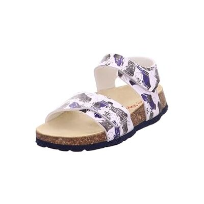 Superfit Pojkens Fussbettpantoffel sandal, Vit blå 1000, 36 EU Superfit Pojkens Fussbettpantoffel sandal, Vit blå 1000, 36 EU