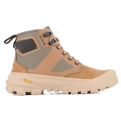 Palladium Unisex Pallarider Zip Mix ankelstövel, Dear Brown, 8.5 UK, Kära brun, 42.5 EU Palladium Unisex Pallarider Zip Mix ankelstövel, Dear Brown, 8.5 UK, Kära brun, 42.5 EU