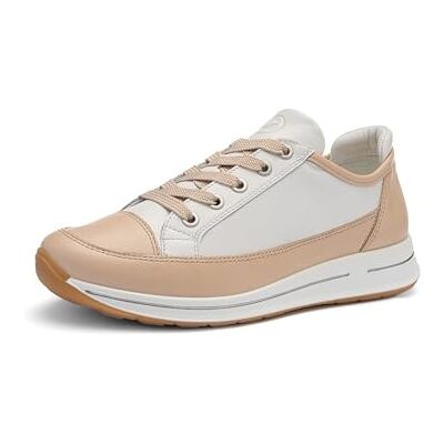 ARA Kvinnor Osaka sneakers, strand vit, 38 EU Weit ARA Kvinnor Osaka sneakers, strand vit, 38 EU Weit