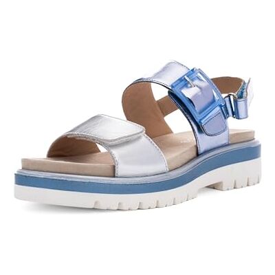 ARA Malaga Sandal för kvinnor, Silverhimmel, 41 EU ARA Malaga Sandal för kvinnor, Silverhimmel, 41 EU